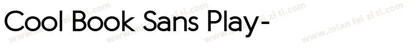Cool Book Sans Play字体转换